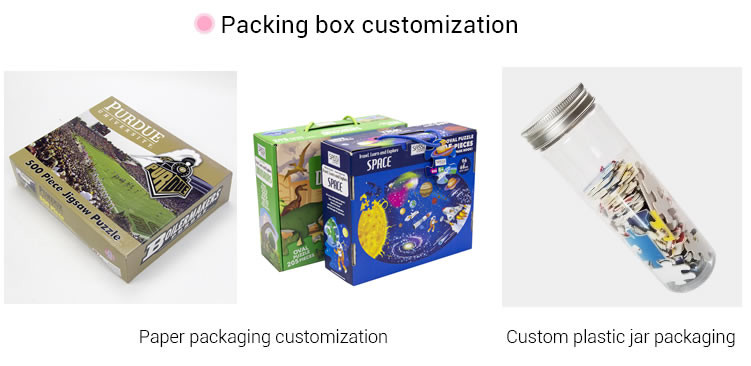 3.0mm Cardboard Smooth Varnish Custom Printed Puzzles ROSH