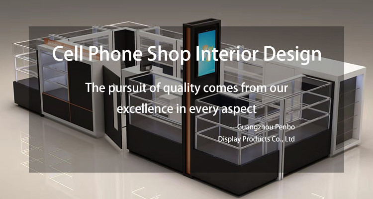 12pcs Drawers Glass Mobile Phone Display Showcase 1200x2400mm With LED Light