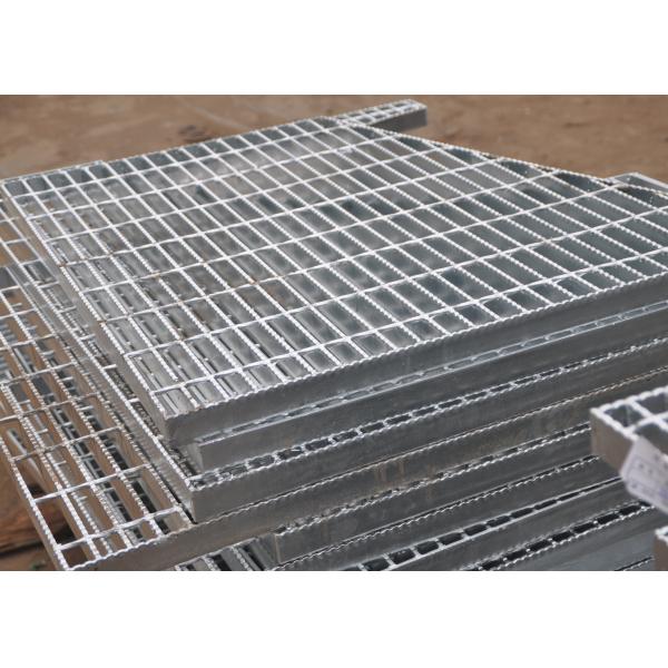 PVC Coated Catwalk Grating Walkway , Galvanized Serrated Metal Grate Platform