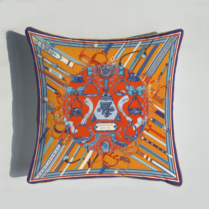 Living Room Decorative Garden Seat Large Sofa Cushions Digital Printed Throw Pillow