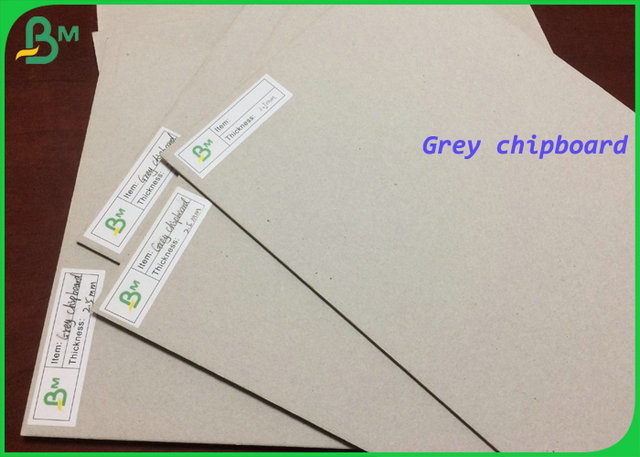 2MM Thickness FSC SGS Approved Grey Chipboard In Sheet Packing