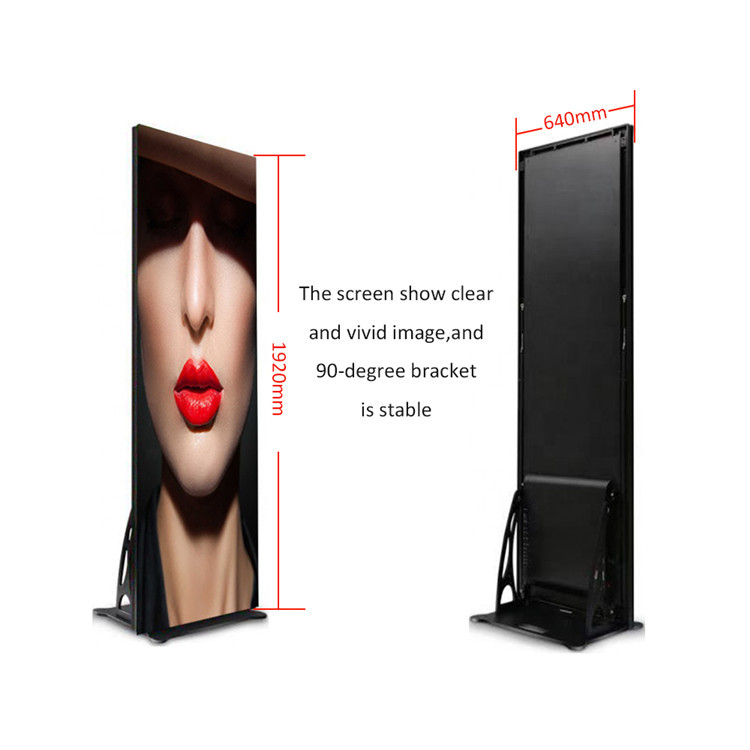 Hd Commercial Advertising P2.5 Indoor Poster Led Display