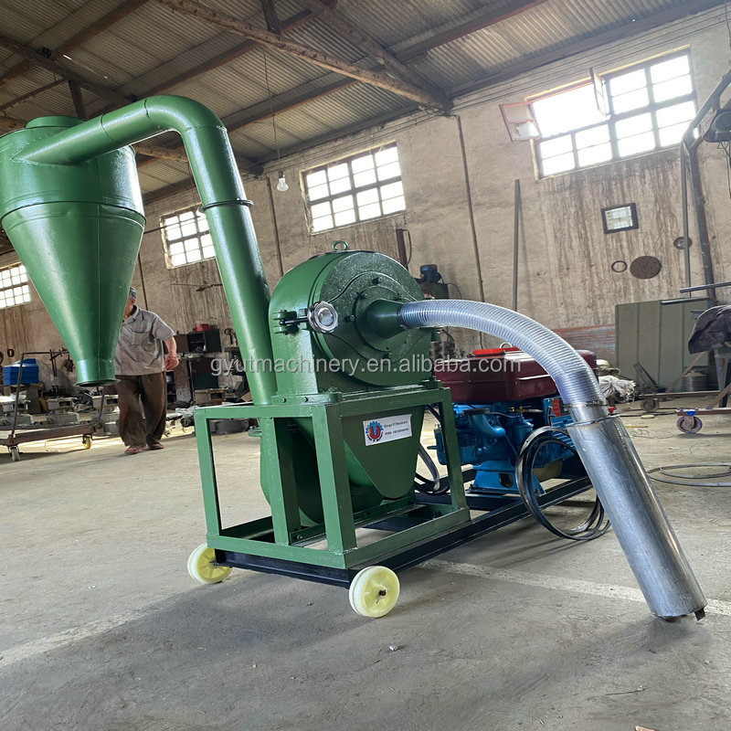 Self-suction Diesel Engine Corn Grain Milling Machine for Corn Soybean Feed Grinding