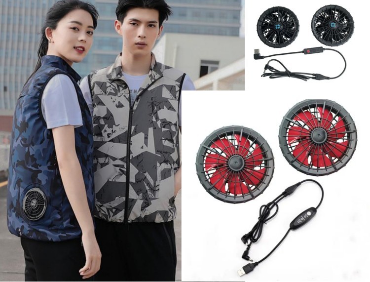 OEM service Outdoor wear Fan Cooled Jacket 5V With USB Switch Cable