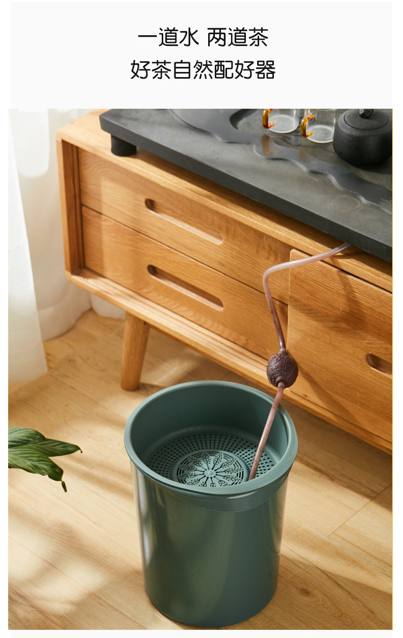 Indoor Office Drawing Room Round Waste Segregation Plastic Dustbin