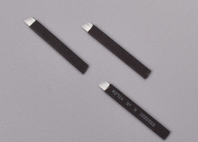 OEM Permanent Makeup Accessories Tattoo Curved Microblading Permanent Makeup Blades