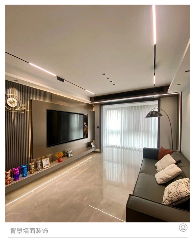 Factory Direct Light Luxury Low-Profile Metal Bamboo Charcoal Wood Veneers