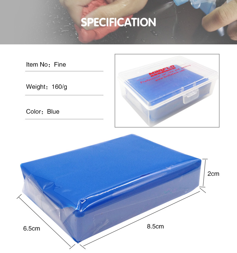 Red Medium Mild Grade Clay Bar Kit For Car Washing Auto Detailing