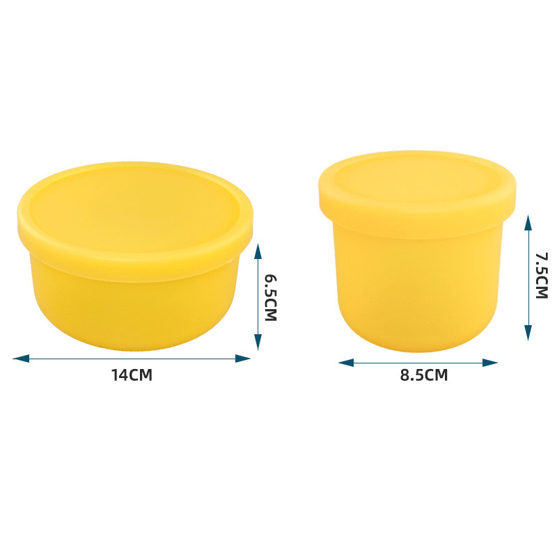 Silicone Bento Box For Kids Toddlers Silicone Food Grade Lunchbox LeakProof
