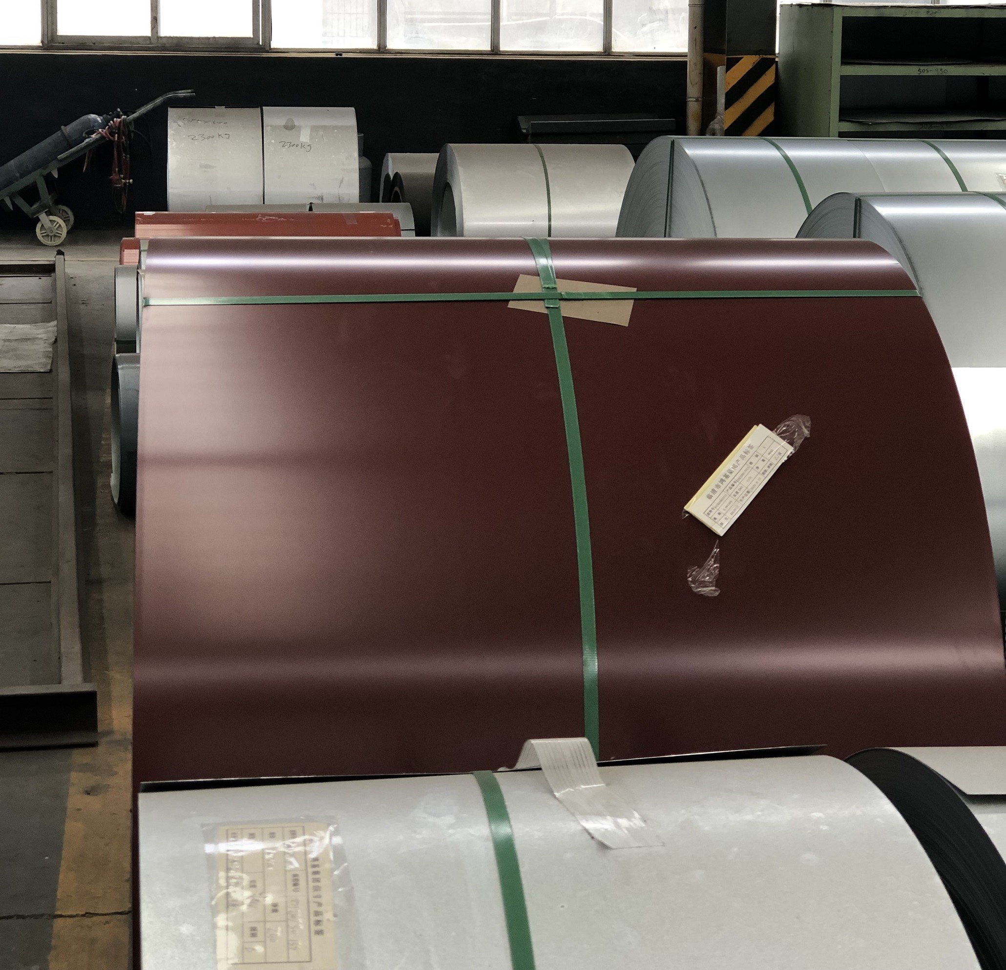 Bronze Color Coil Aluzinc Base Metal PPGL AZ100 For Gutter And Roof Panel Pre-Painted PPGI PPGL