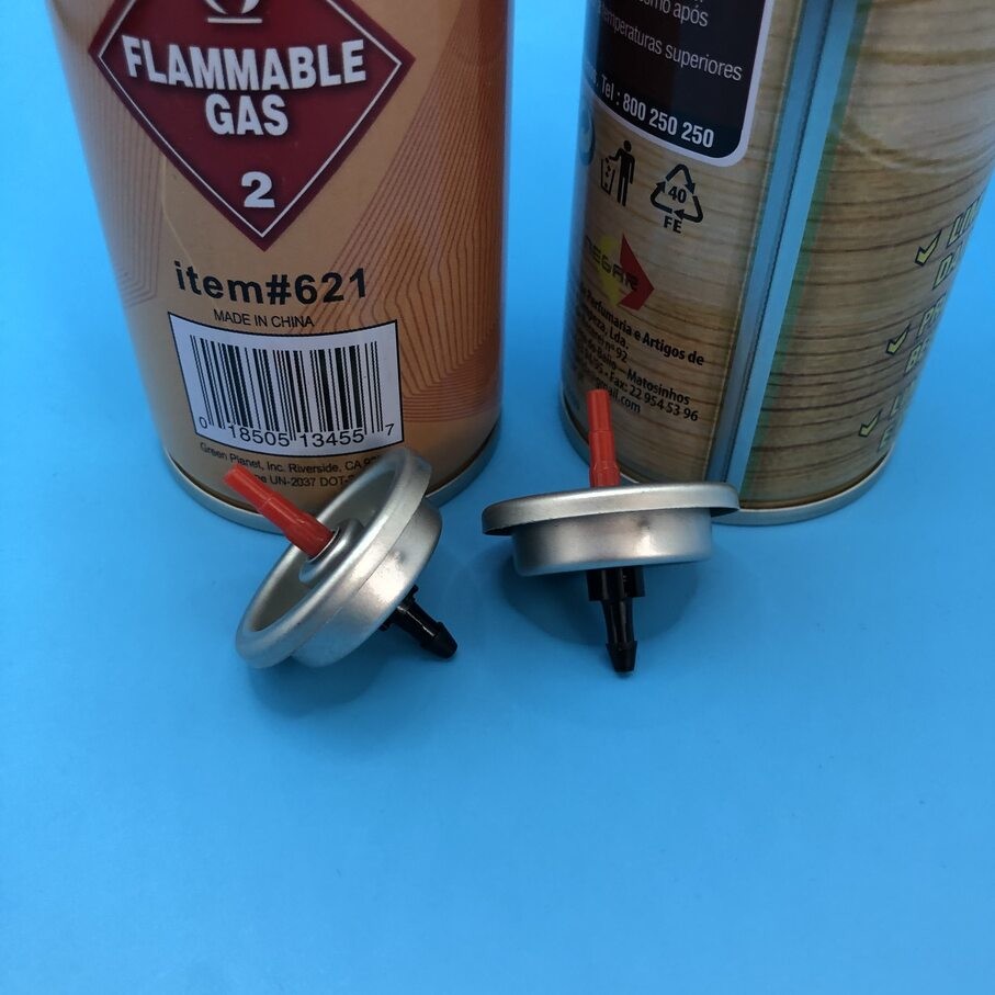 Cigarette Lighter Gas Lighter Refill Valve with Soltted Housing