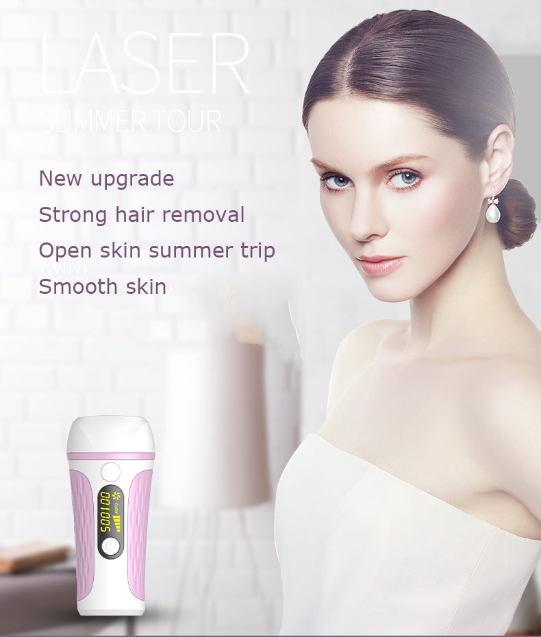 Professional IPL Hair Removal Machine 500000 Flash Pulsed 5 Speed Adjustable