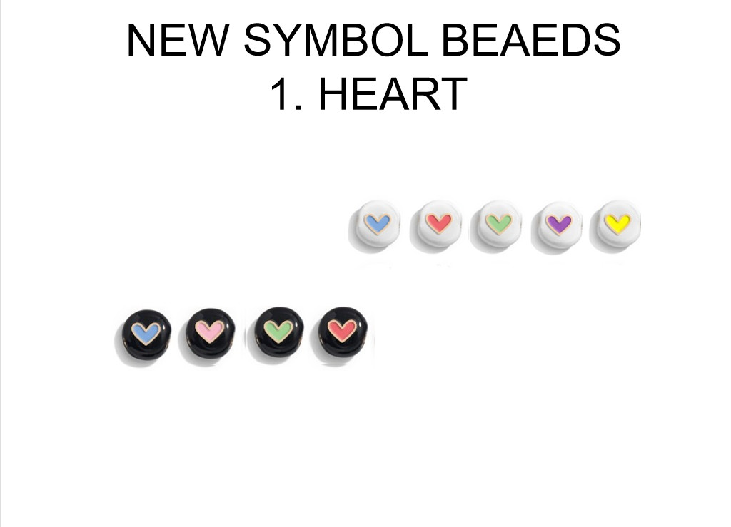 KC Gold Hematite Alphabet Letter Bracelet Black Rainbow Alloy Material