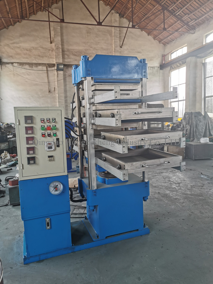 XLB 550X550X4 50T Rubber Tile Making Machine Adjustable Thick