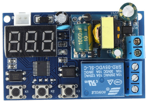 Delay Time Switch Kampa AC 110V 220V Converter Program Switch Self-lock Relay PLC Cycle Timer Module