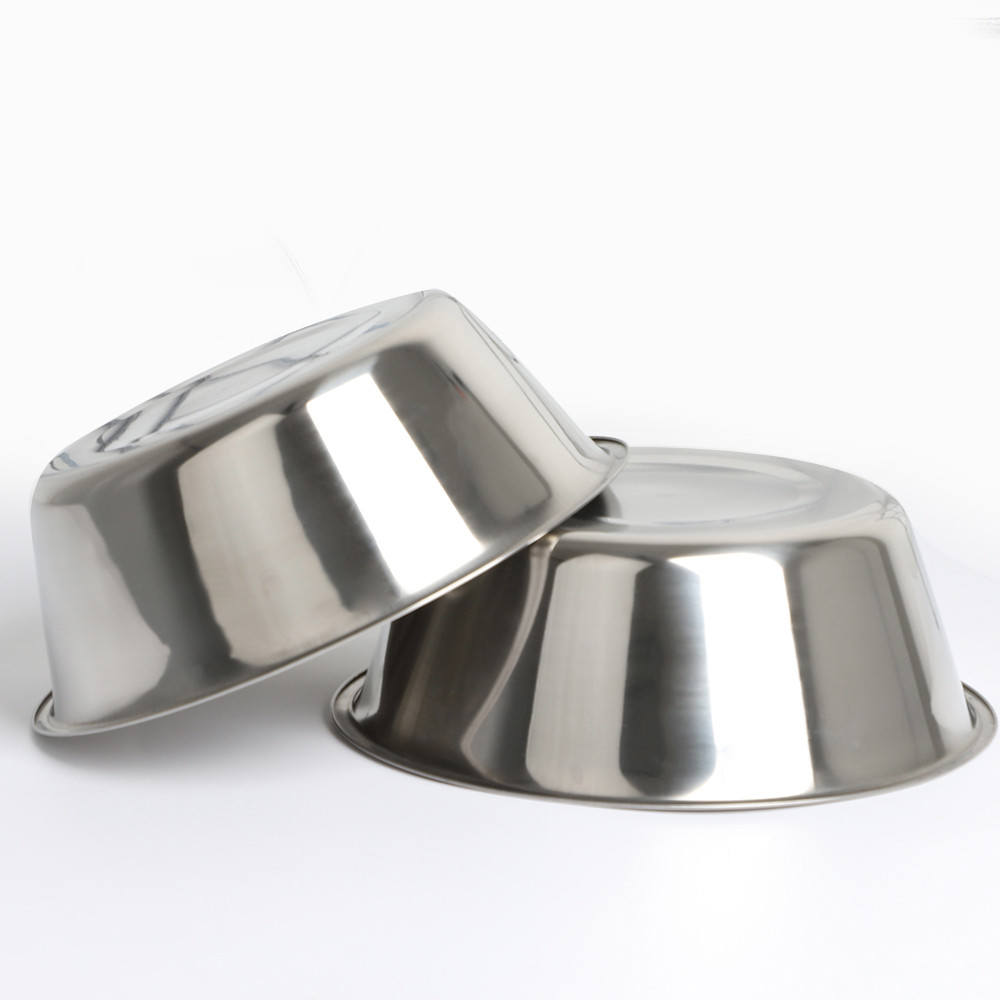 Dogs Stainless Steel Iron 1000ml Metal Pet Bowls