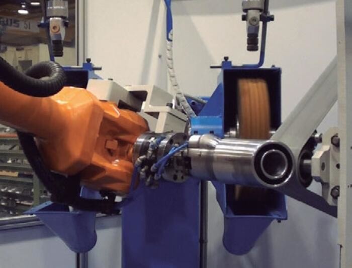 Fully Automatic Robotic Polishing Machine Color Customized With Robot Arm