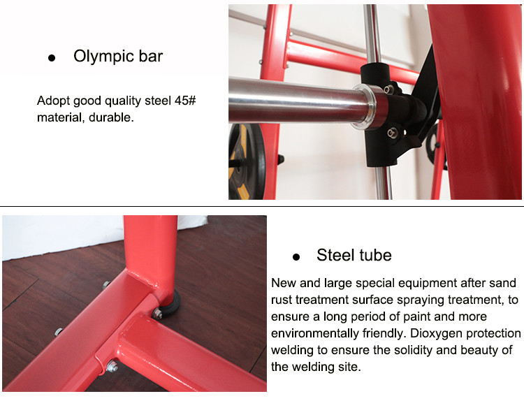 Durable Commercial Grade Gym Equipment , Squat Power Rack Life Fitness Gear Smith Machine