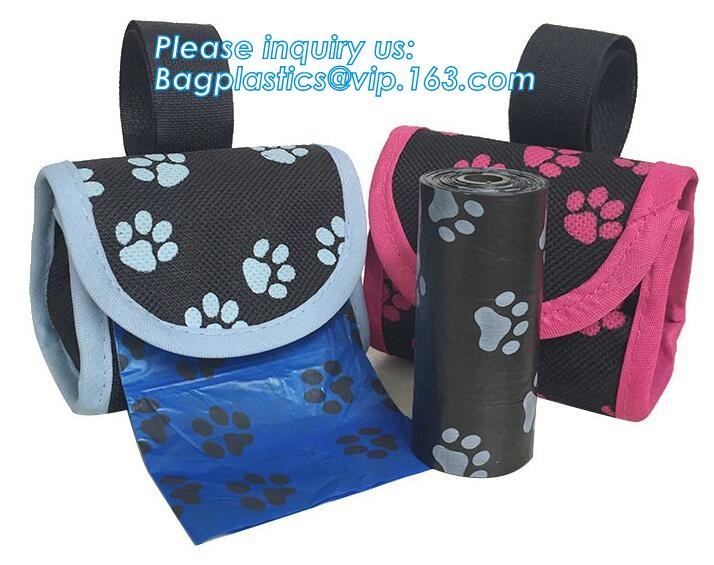 High Quality Eco-friendly Degradable Fashion With Printing Doggy Pet Dog Waste Poop Bags, Eco friendly pet dog waste poo