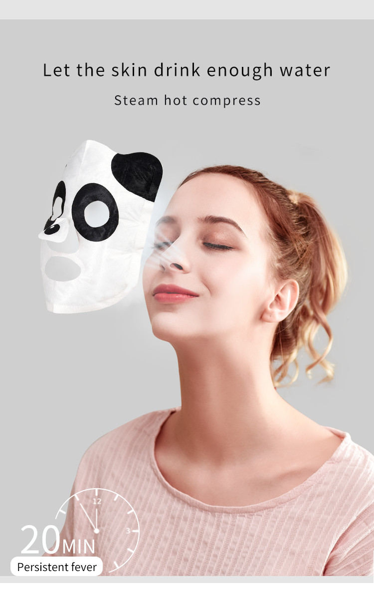 Panda Printing Steam Face Mask Facial Mask Sheets ISO Certificate