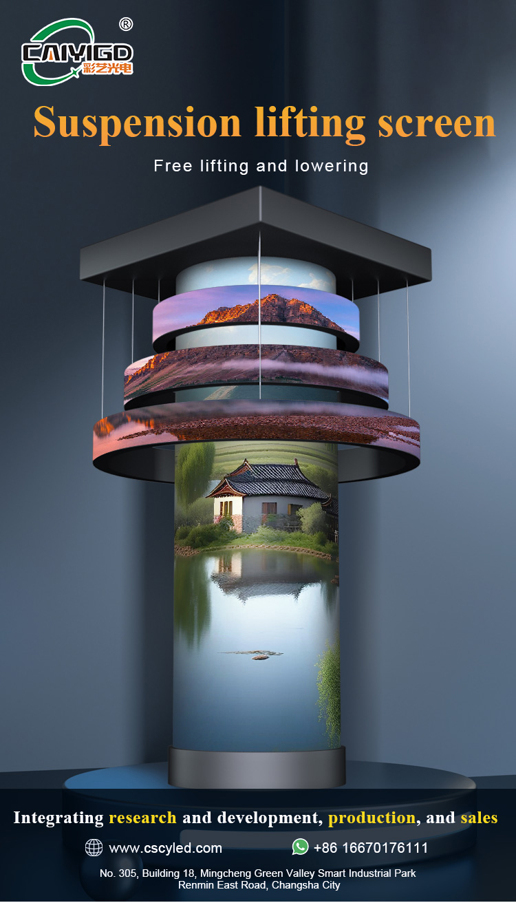 Rgb Moving LED Screen Flexible LED Screen Panel Curtain Lifting Flexible LED Display Screen