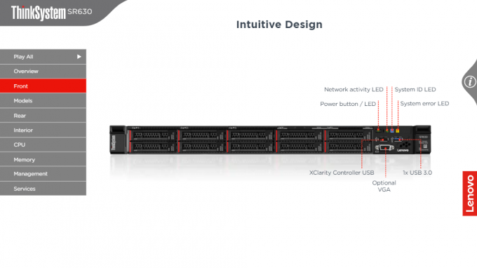 PCIe SR630 Thinksystem Lenovo GPU Server XClarity Systems Management