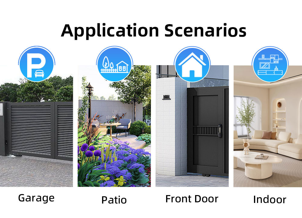 WiFi Surveillance Home Security Camera 3MP Battery Powered AI Motion Detection Spotlight