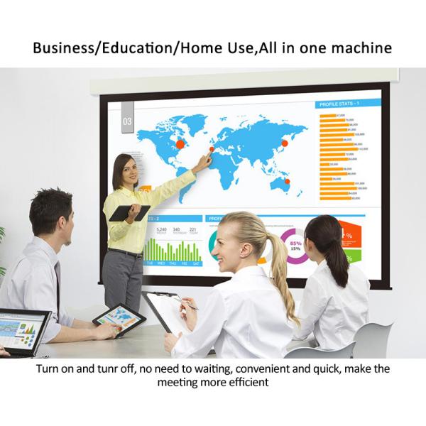 Portable 3LCD 3LED Education Projector For School Teaching 1024x768p 3800 Lumens