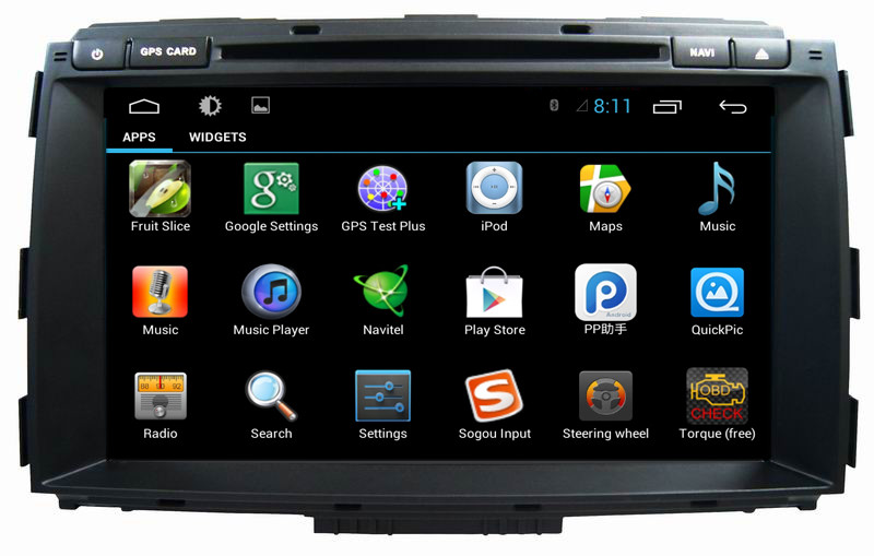 Ouchuangbo car audio dvd android 6.0 for Kia Carnival with QUAD CORE A9 ,1.6GHz Frequency bluetooth 1024*600