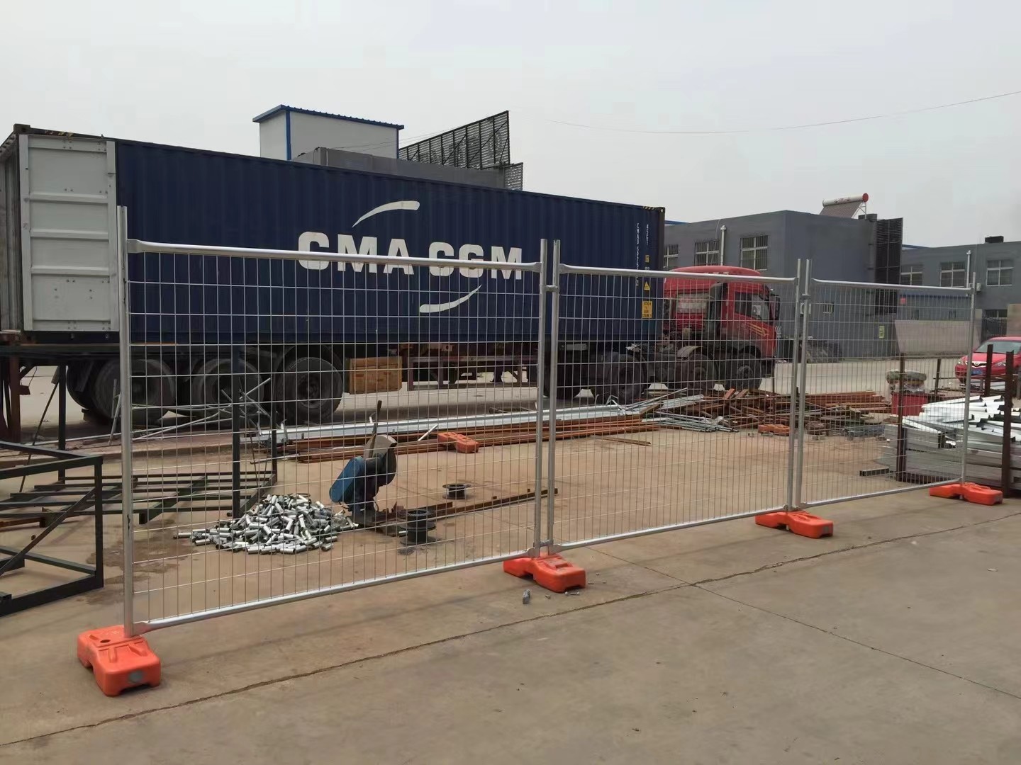 Mesh Temporary Fencing Galvanized Welded Wire Fencing New Zealand Standard