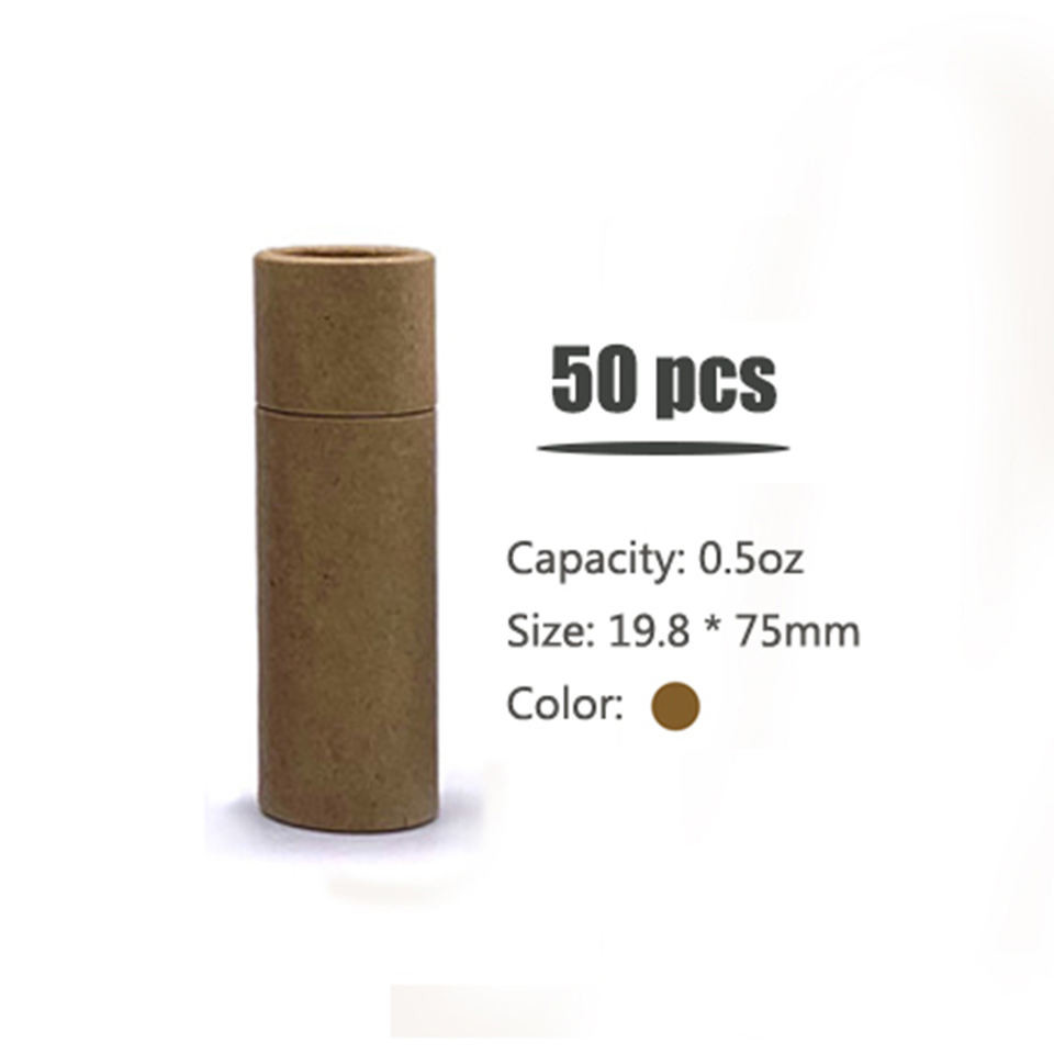 Custom Recycle Black Deodorant Containers Packaging Paper Tubes For Cream