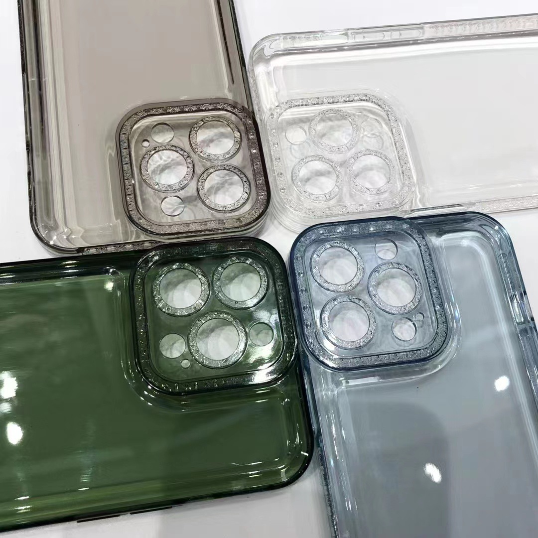 14 Mini Clear Cell Phone Cases for iPhone 14 Pro Max TPU Support Wireless Charge