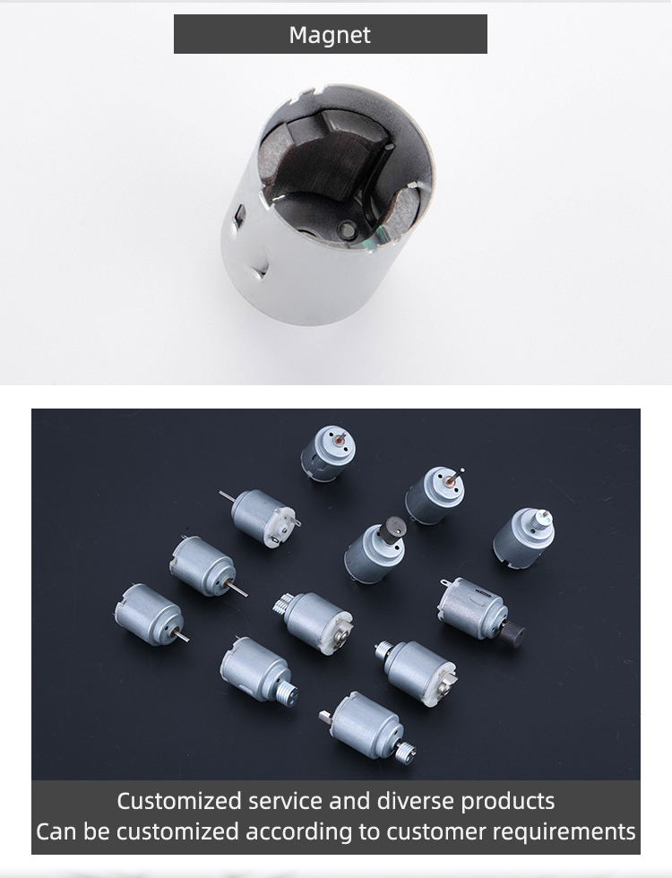 Faradyi Customized High Speed 3v 6v 9v 12v Motor Ie1 Rc Re Fk Ft 280 280sa Dc Motor