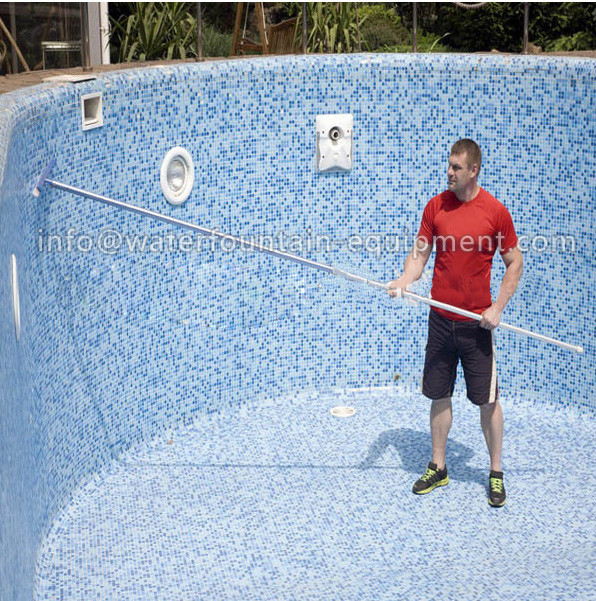 Pool Cleaning Brush Swimming Pool Accessories Plastic / Stainless Material