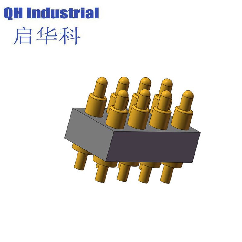 8Pin United Emirates Mp4 Mp5 Connector spring loaded pin Magnetic Connector Magnetic spring loaded pin Charger