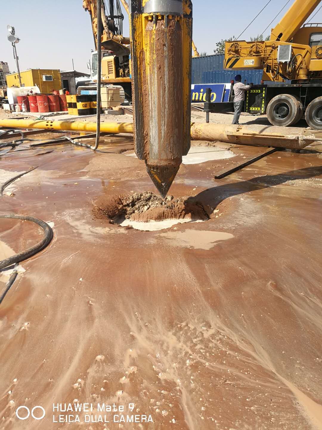 Industrial Construction Vibro Flotation Vibro Replacement Stone Columns Ground Improvement