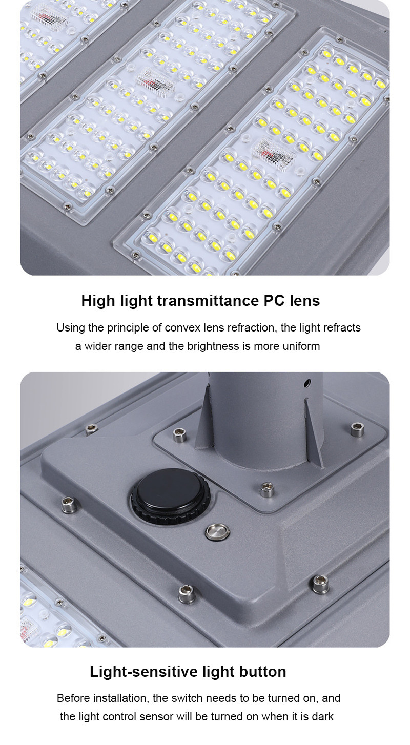 Outdoor Solar Powered Garden Lights IP65 Solar Panel Powered Lamp