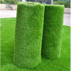Durable Blue Polyethylene Artificial Grass / Fake Turf Grass Oem Service