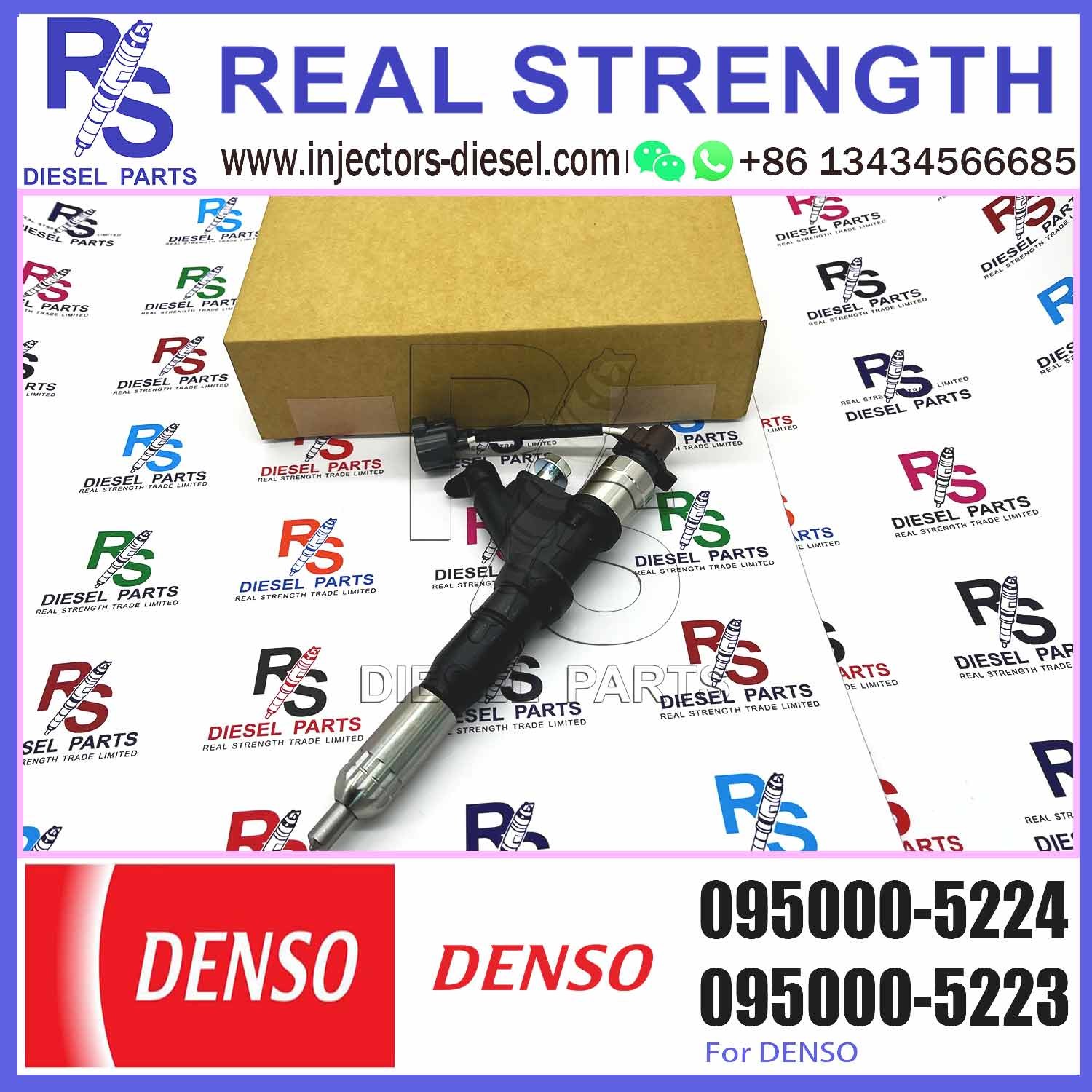 Diesel Fuel Injector Common Rail Injector Assembly 095000-5220 095000-5226 095000-5224 for HINO E13C