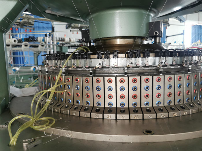 double side Open Width Circular Rib Knitting Machine Auto Stripe Knitting Machine