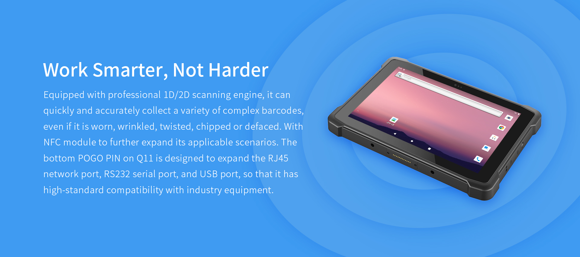 10-Inch Rugged Android Tablet ARM Octa-Core Android 9 4GB RAM 4G GSM Network Support