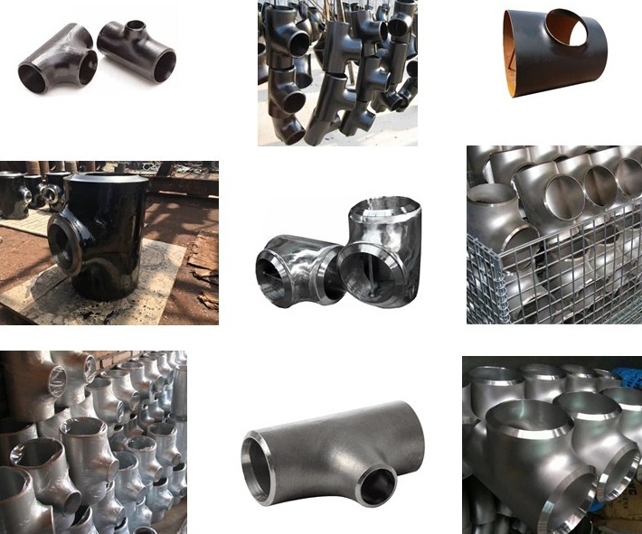 show steel pipe fittings Steel Pipe Fittings ISO9001 Api Ce Thick Wall Tee Carbon Steel Equal Tee Sch40