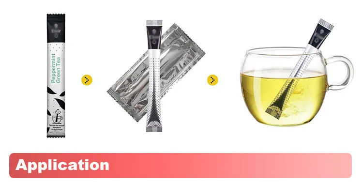 Full 304SS Green Tea Bag Pouch Packing Machine Food Grade