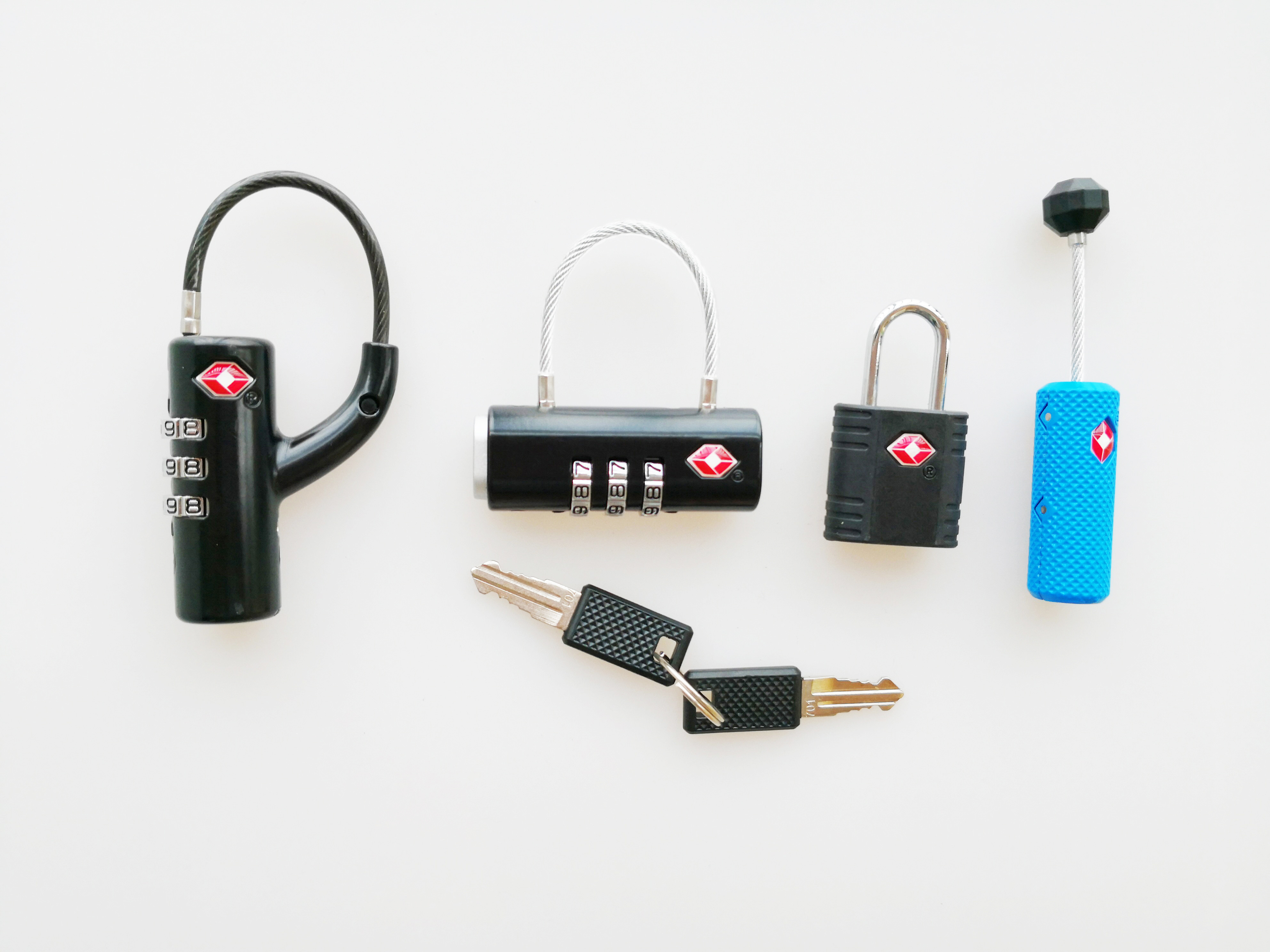 TSA 13219 Luggage Combination Lock Zinc Alloy Combination Travel Bag Lock 63.8g