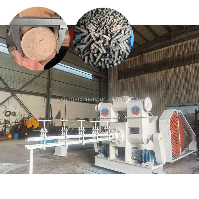 UT Machinery NO Binder Mechanical Biomass Wood Sawdust Extruder for Round Briquettes