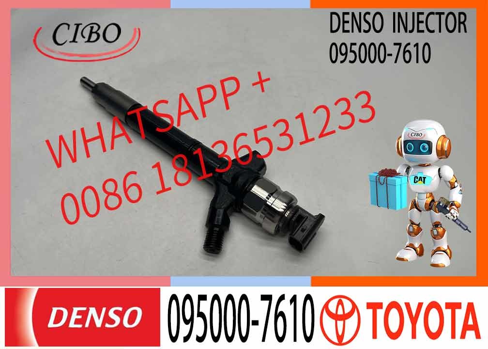 New Diesel Common Rail Injector 095000-6110 095000-6900 095000-7600 095000-7610 23670-09200 236700R060 For TOYOTA 2AD-FH