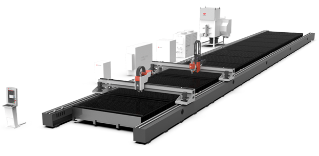 Cypcut Control Farms Metal CNC Laser Cutting Machine For 1500mm*3000mm Cutting