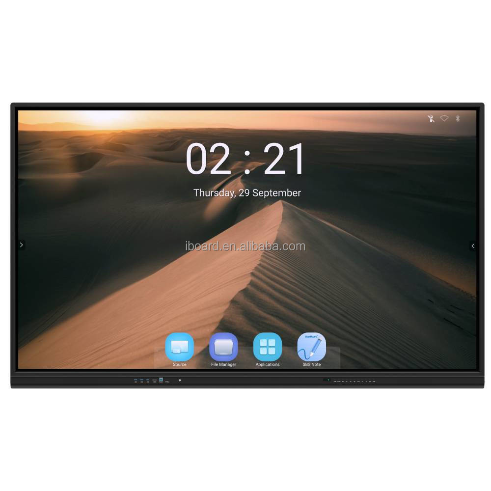 Muilty Touch 86 Inch Iboard Interactive Whiteboard All In One Touch Monitor Android 8.0 Version