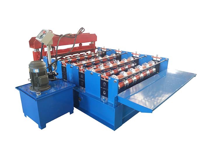 Automatic PPGI Aluminium Roofing Sheet Roof Panel Curving Crimping Machine for roof tile