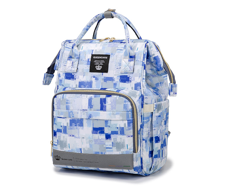 Factory Hot Sell Mommy Outdoor Travel Baby Diaper Bags Large Capacity with Kids Stroller Strap Backpack for Mom Mochila